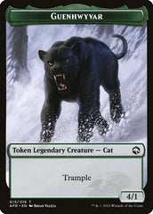 Wolf // Guenhwyvar Double-Sided Token [Dungeons & Dragons: Adventures in the Forgotten Realms Tokens] | Clutch Gaming