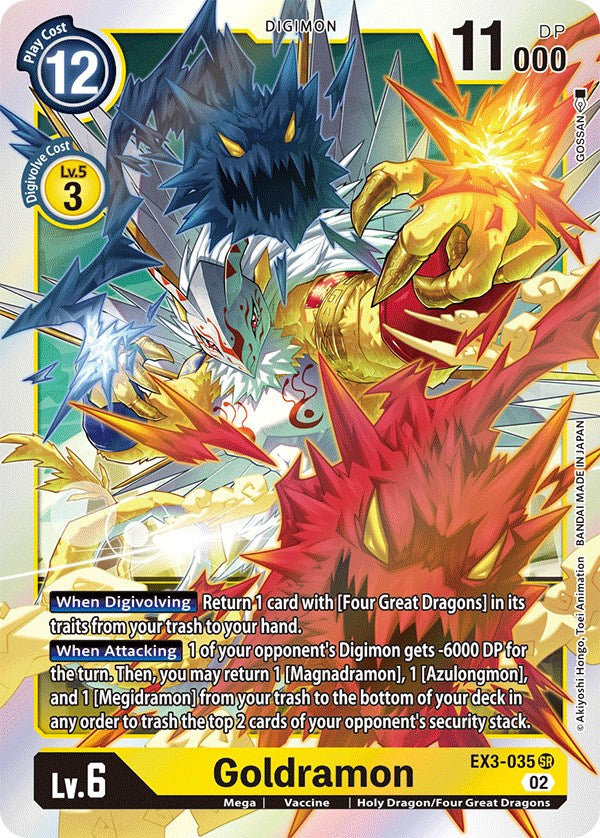 Goldramon [EX3-035] [Draconic Roar] | Clutch Gaming