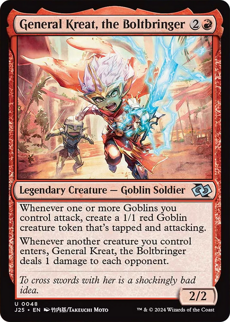 General Kreat, the boltbringer [Foundations Jumpstart] | Clutch Gaming