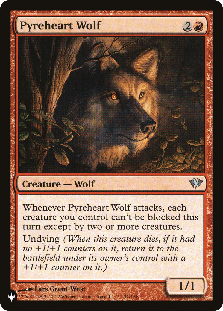 Pyreheart Wolf [The List Reprints] | Clutch Gaming