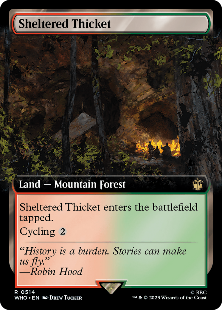 Sheltered Thicket (Extended Art) [Doctor Who] | Clutch Gaming