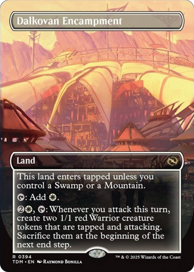 Dalkovan Encampment (Borderless) [Tarkir: Dragonstorm] | Clutch Gaming