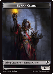 Demon // Human Cleric Double-Sided Token [Innistrad Remastered Tokens] | Clutch Gaming