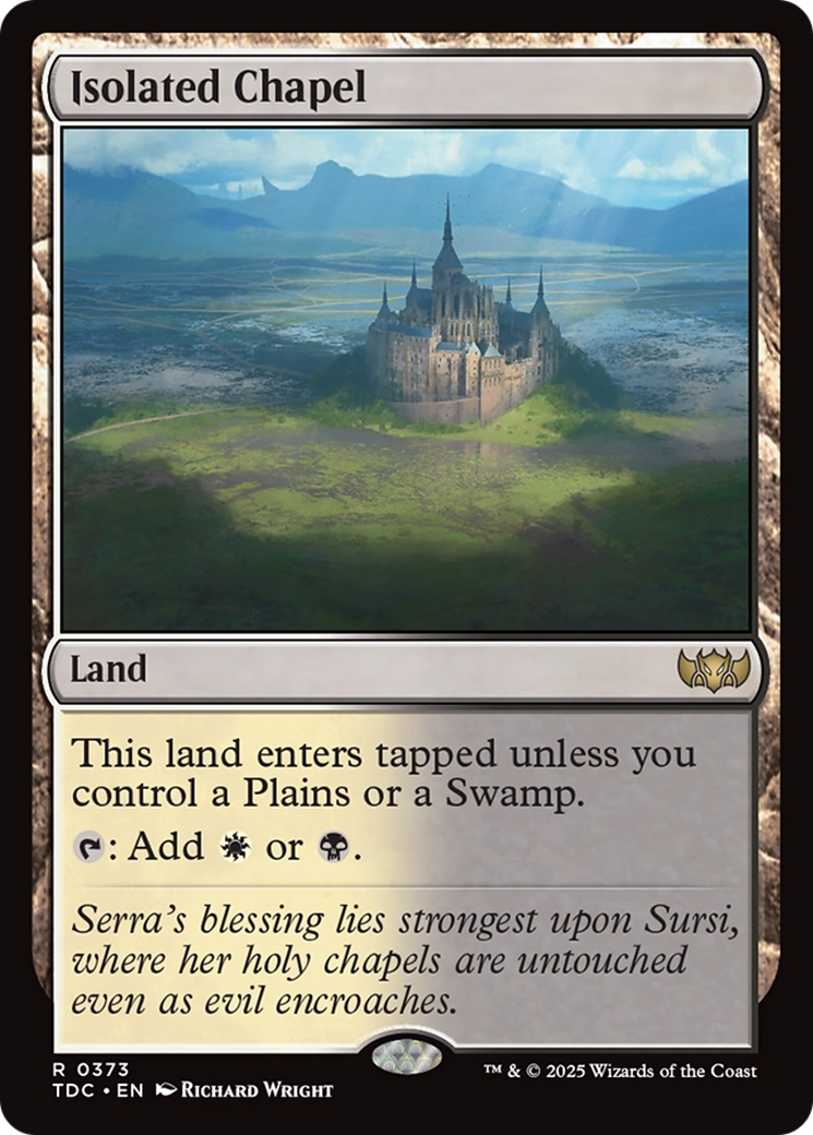 Isolated Chapel [Tarkir: Dragonstorm Commander] | Clutch Gaming