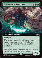 Shriekwood Devourer (Extended Art) [Duskmourn: House of Horror Commander] | Clutch Gaming