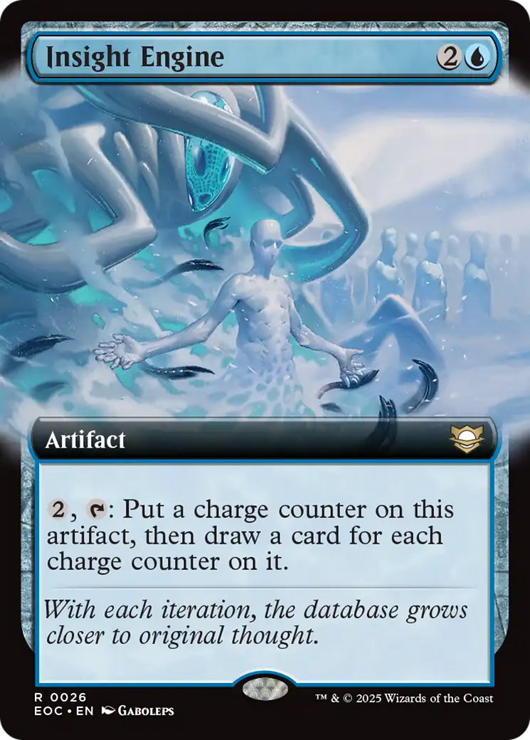 Insight Engine (Extended Art) [Edge of Eternities Commander] | Clutch Gaming