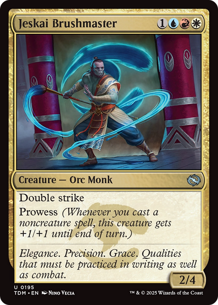 Jeskai Brushmaster [Tarkir: Dragonstorm] | Clutch Gaming