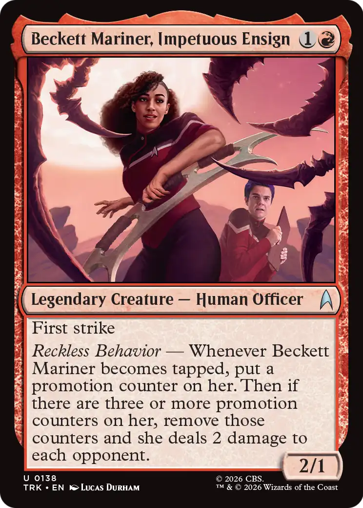 Beckett Mariner, Impetuous Ensign [Star Trek] | Clutch Gaming