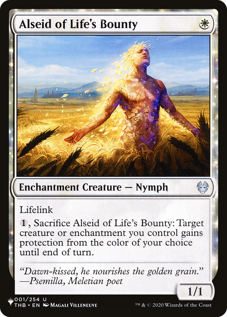 Alseid of Life's Bounty [The List Reprints] | Clutch Gaming