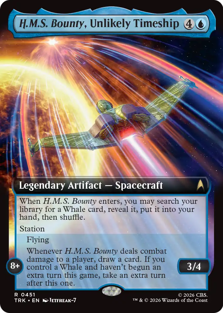 H.M.S. Bounty, Unlikely Timeship (Extended Art) [Star Trek] | Clutch Gaming