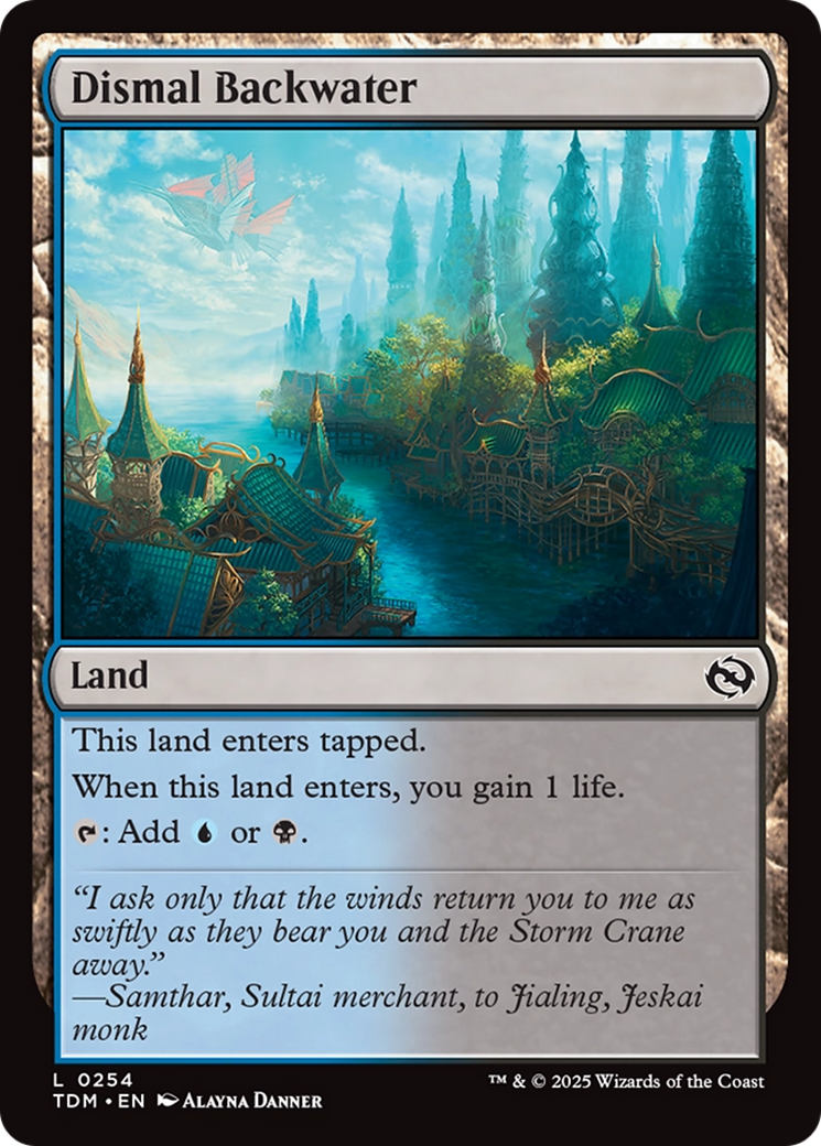 Dismal Backwater [Tarkir: Dragonstorm] | Clutch Gaming
