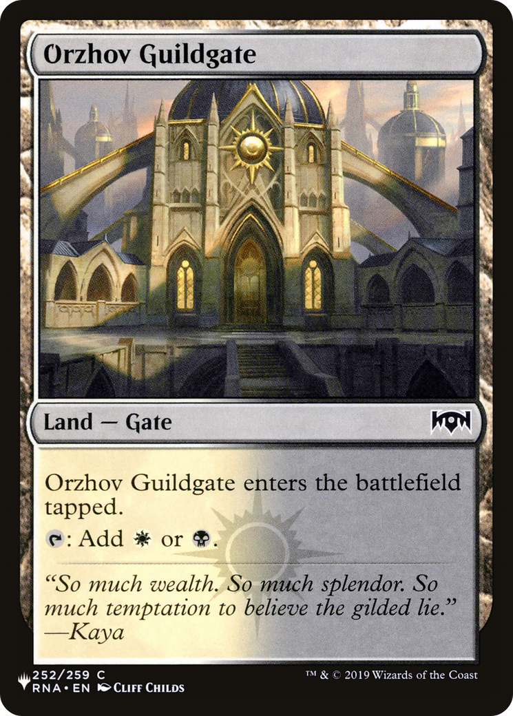 Orzhov Guildgate [The List] | Clutch Gaming