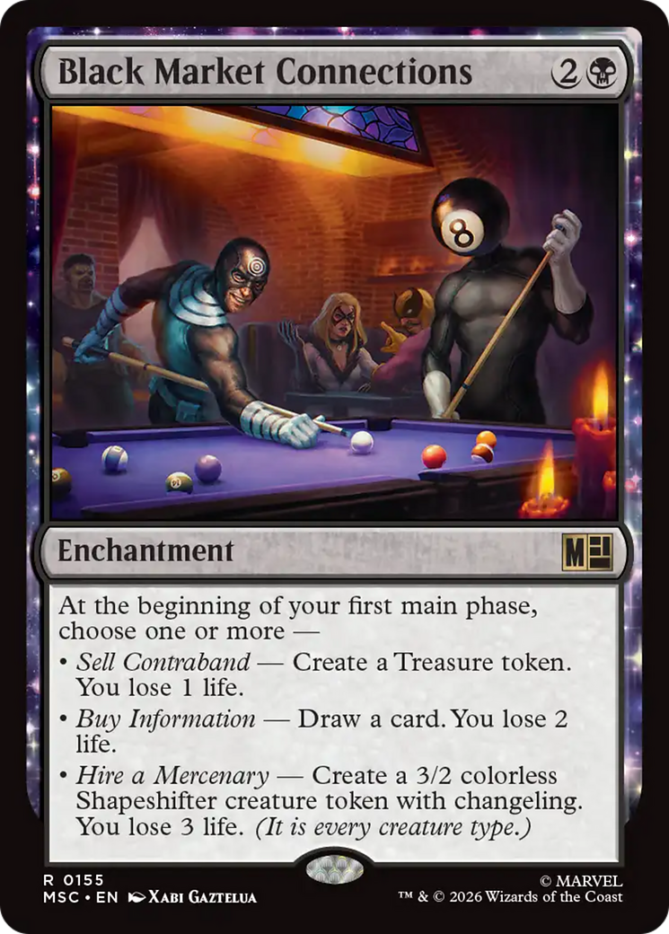 Black Market Connections (Surge Foil) [Marvel Super Heroes Commander] | Clutch Gaming