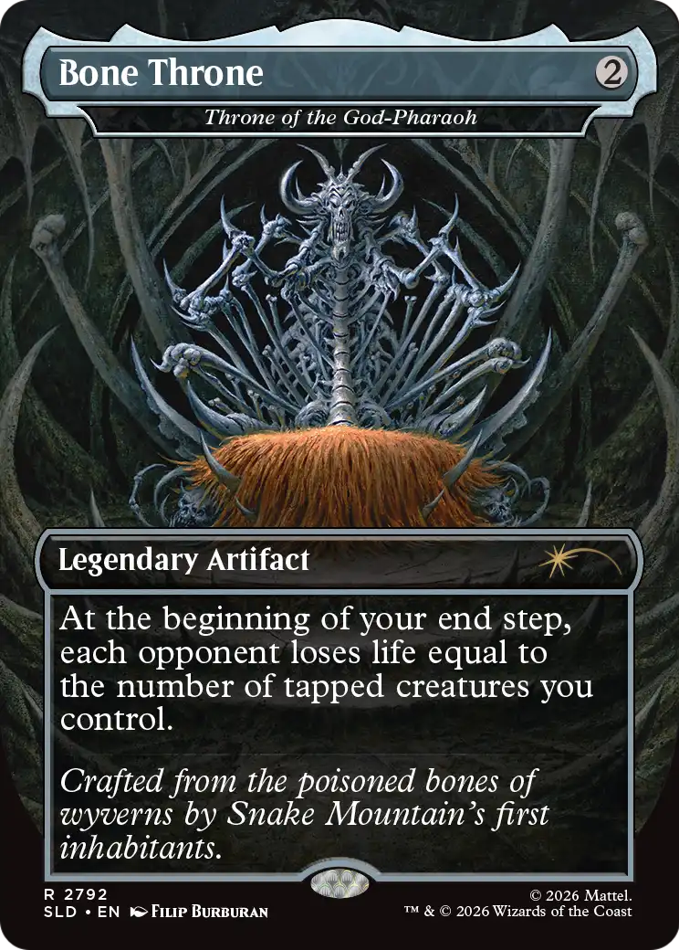 Bone Throne - Throne of the God-Pharaoh [Secret Lair Drop Series] | Clutch Gaming