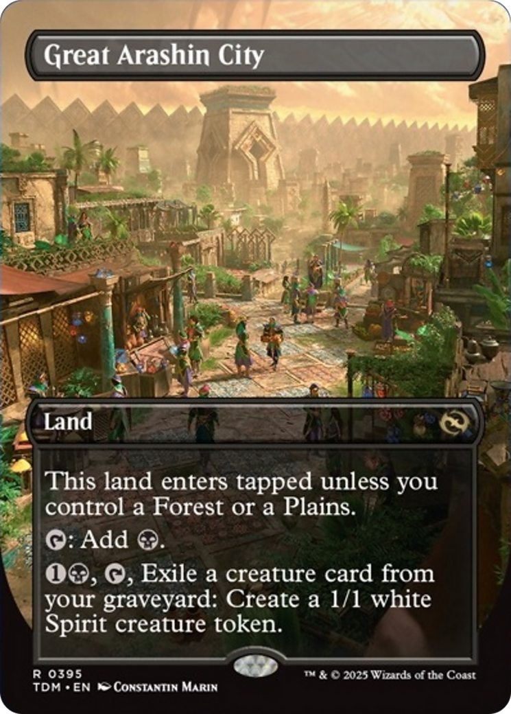 Great Arashin City (Borderless) [Tarkir: Dragonstorm] | Clutch Gaming