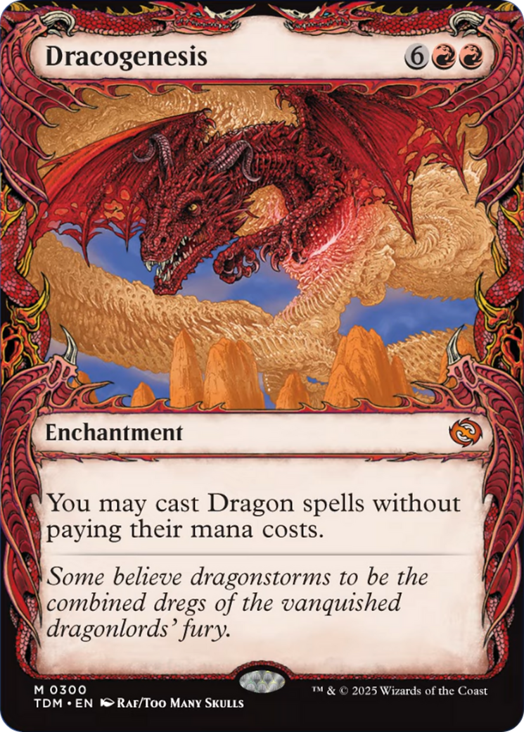 Dracogenesis (0300) (Showcase) [Tarkir: Dragonstorm] | Clutch Gaming