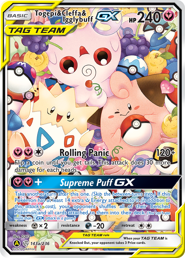 Togepi & Cleffa & Igglybuff GX (143a/236) [Alternate Art Promos] | Clutch Gaming