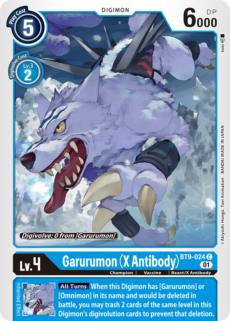 Garurumon (X Antibody) [BT9-024] [X Record] | Clutch Gaming