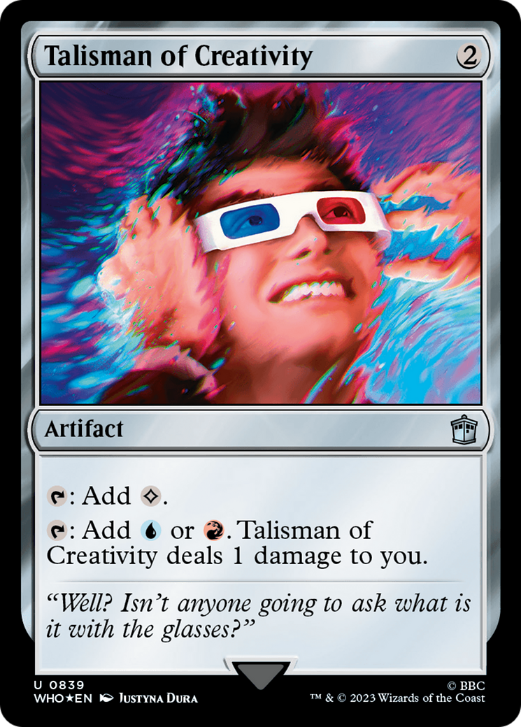 Talisman of Creativity (Surge Foil) [Doctor Who] | Clutch Gaming