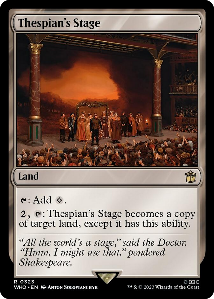 Thespian's Stage [Doctor Who] | Clutch Gaming