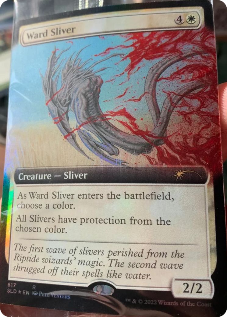 Ward Sliver (Extended Art) [Secret Lair Drop Promos] | Clutch Gaming