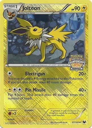 Jolteon (37/108) (Regional Championship) [League & Championship Cards] | Clutch Gaming