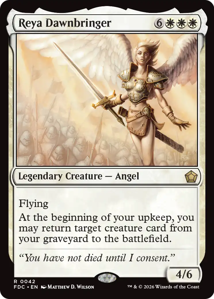Reya Dawnbringer [Foundations Commander] | Clutch Gaming