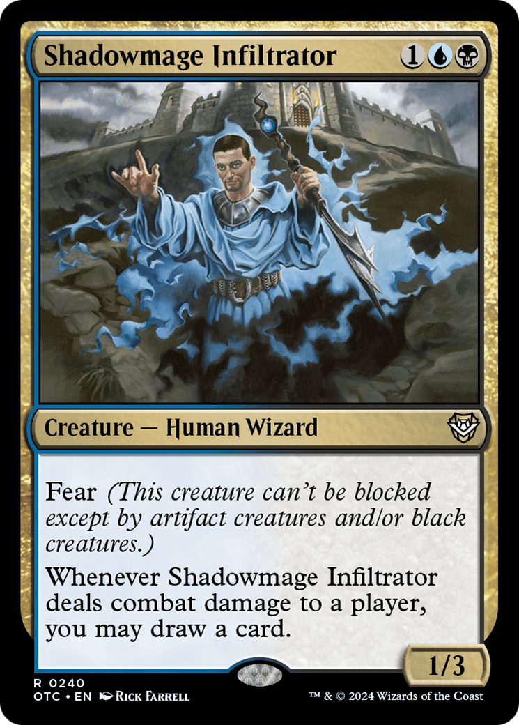 Shadowmage Infiltrator [Outlaws of Thunder Junction Commander] | Clutch Gaming