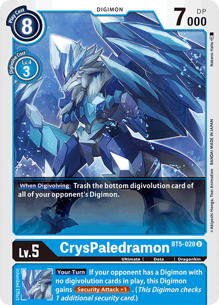 CrysPaledramon [BT5-028] [Battle of Omni] | Clutch Gaming