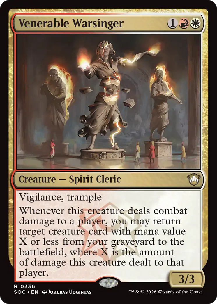 Venerable Warsinger [Secrets of Strixhaven Commander] | Clutch Gaming