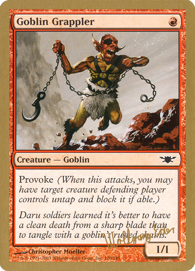 Goblin Grappler (Wolfgang Eder) [World Championship Decks 2003] | Clutch Gaming