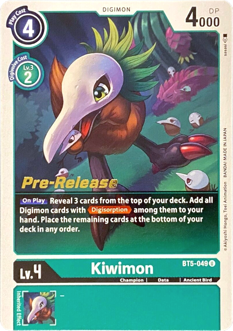 Kiwimon [BT5-049] [Battle of Omni Pre-Release Promos] | Clutch Gaming