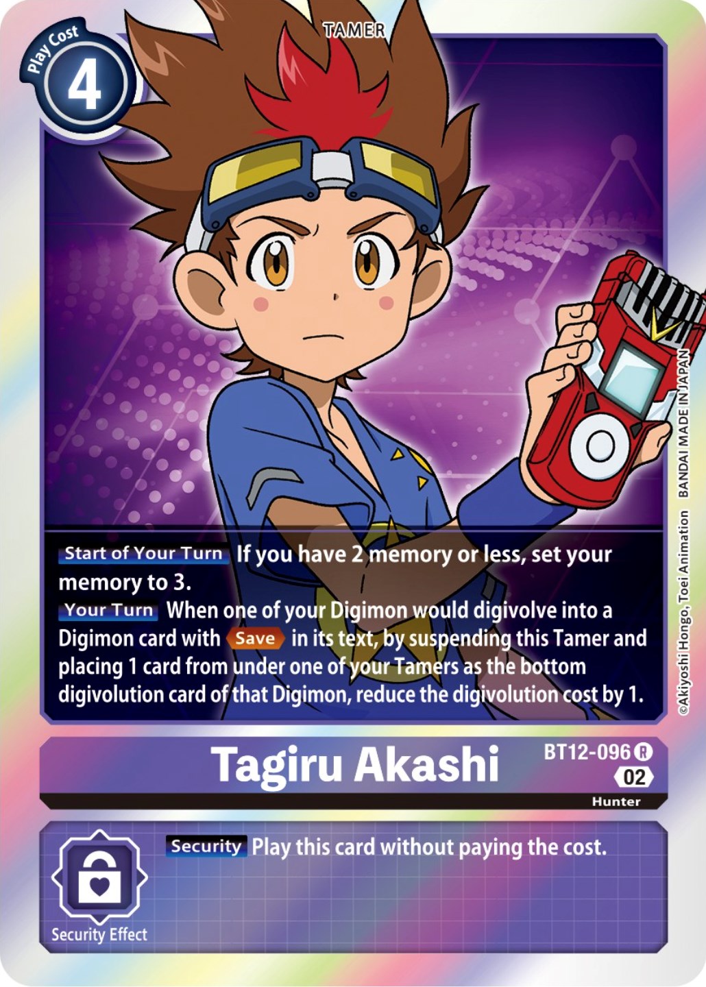 Tagiru Akashi [BT12-096] [Across Time] | Clutch Gaming