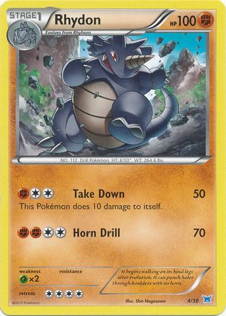 Rhydon (4/30) [XY: Trainer Kit 2 - Latios] | Clutch Gaming