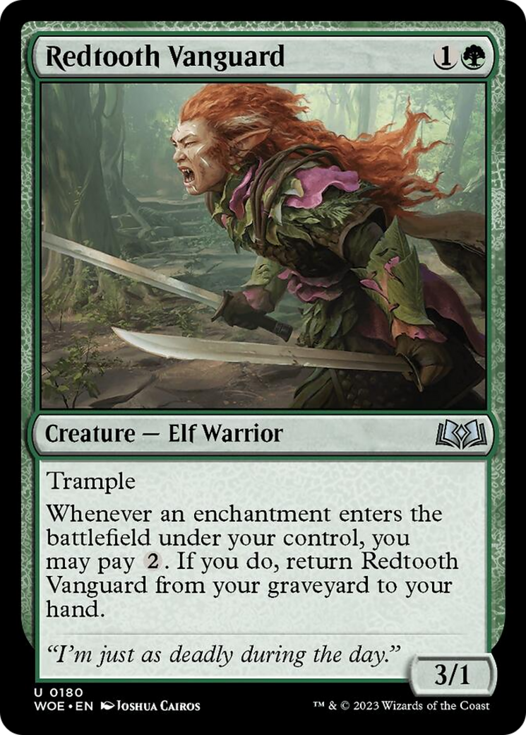 Redtooth Vanguard [Wilds of Eldraine] | Clutch Gaming