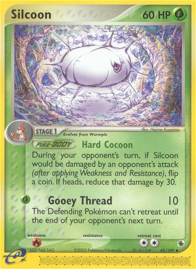 Silcoon (43/109) [EX: Ruby & Sapphire] | Clutch Gaming