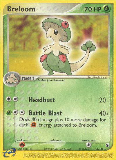 Breloom (16/109) [EX: Ruby & Sapphire] | Clutch Gaming