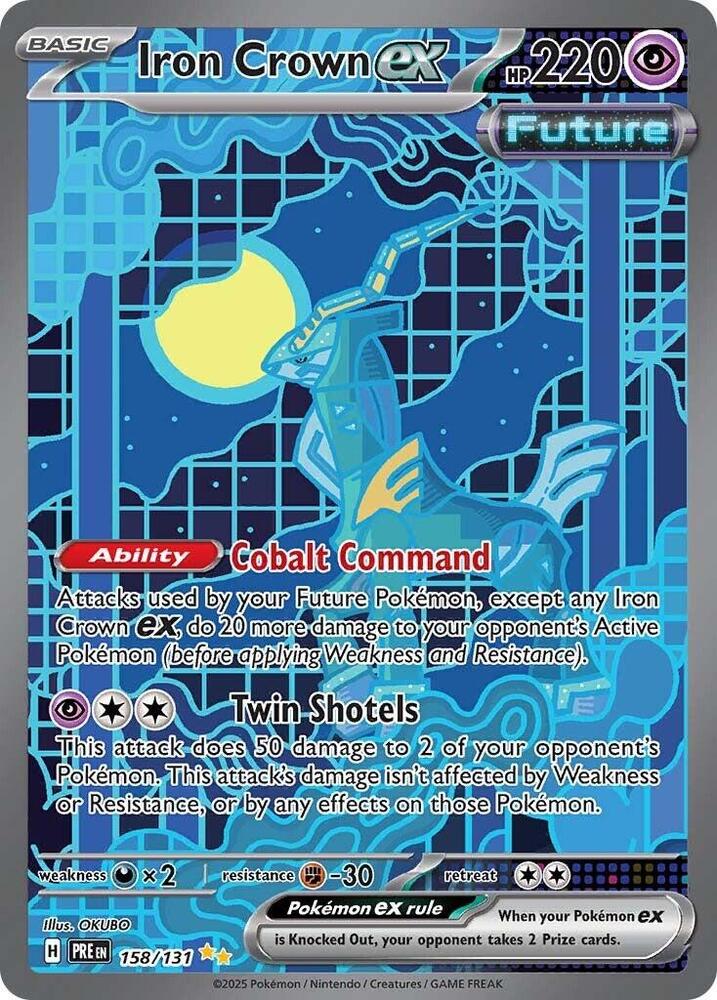 Iron Crown ex (158/131) [Scarlet & Violet: Prismatic Evolutions] | Clutch Gaming