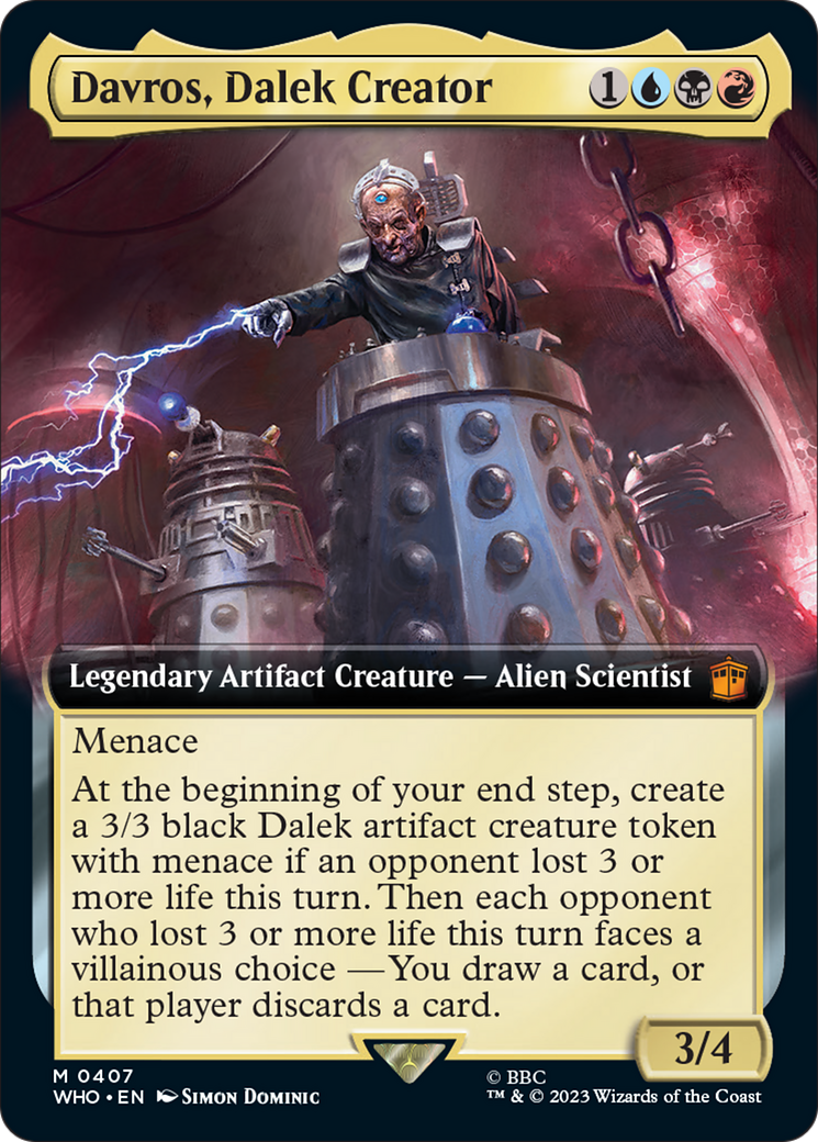 Davros, Dalek Creator (Extended Art) [Doctor Who] | Clutch Gaming