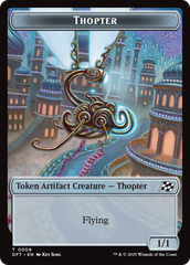 Servo // Thopter (0009) Double-Sided Token [Aetherdrift Tokens] | Clutch Gaming