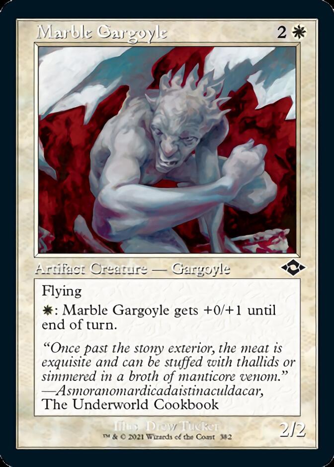 Marble Gargoyle (Retro Foil Etched) [Modern Horizons 2] | Clutch Gaming