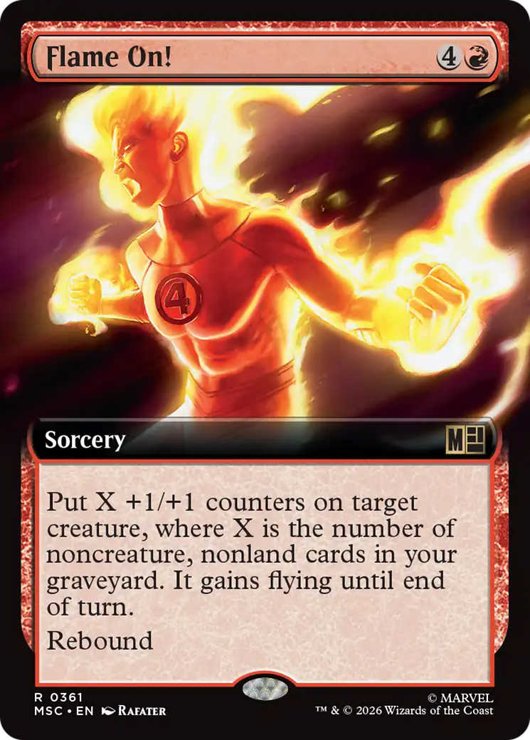Flame On! (Extended Art) [Marvel Super Heroes Commander] | Clutch Gaming
