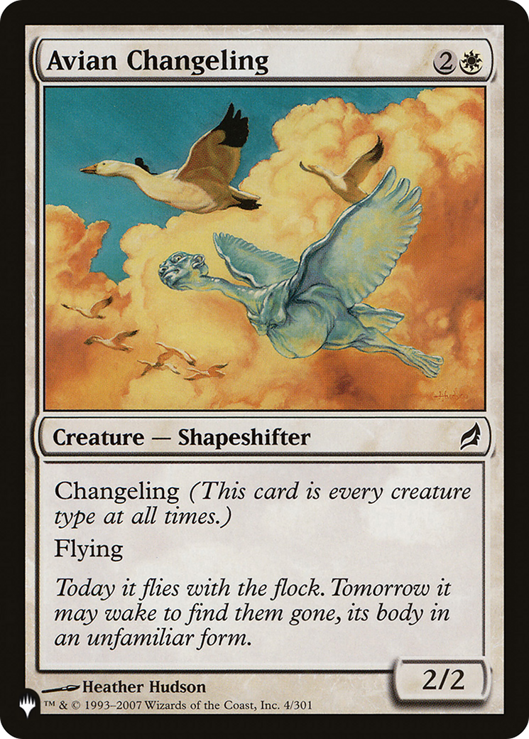 Avian Changeling [The List Reprints] | Clutch Gaming