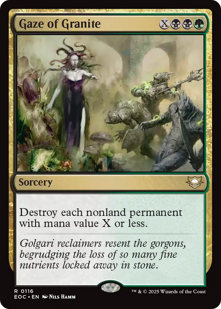 Gaze of Granite [Edge of Eternities Commander] | Clutch Gaming