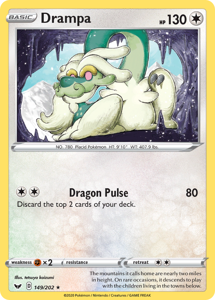 Drampa (149/202) [Sword & Shield: Base Set] | Clutch Gaming