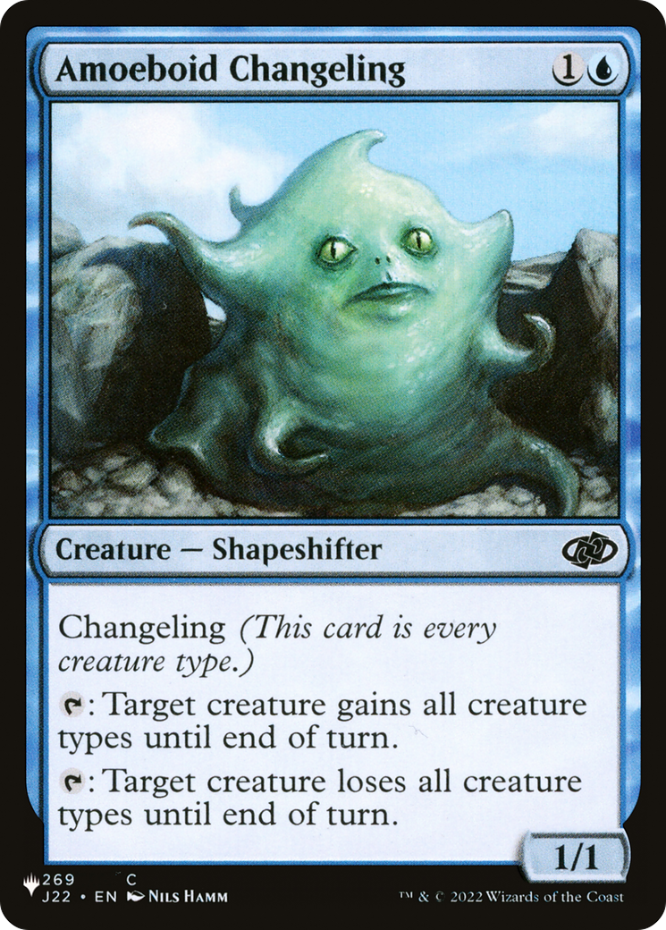 Amoeboid Changeling (J22) [The List Reprints] | Clutch Gaming