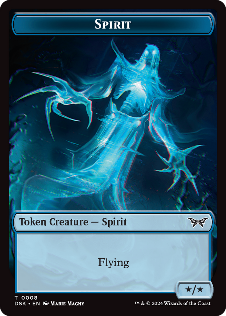 Spirit (0008) Token [Duskmourn: House of Horror Tokens] | Clutch Gaming