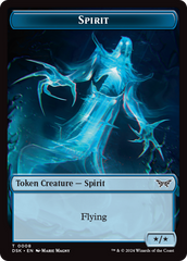 Spirit (0008) // Manifest Double-Sided Token [Duskmourn: House of Horror Tokens] | Clutch Gaming