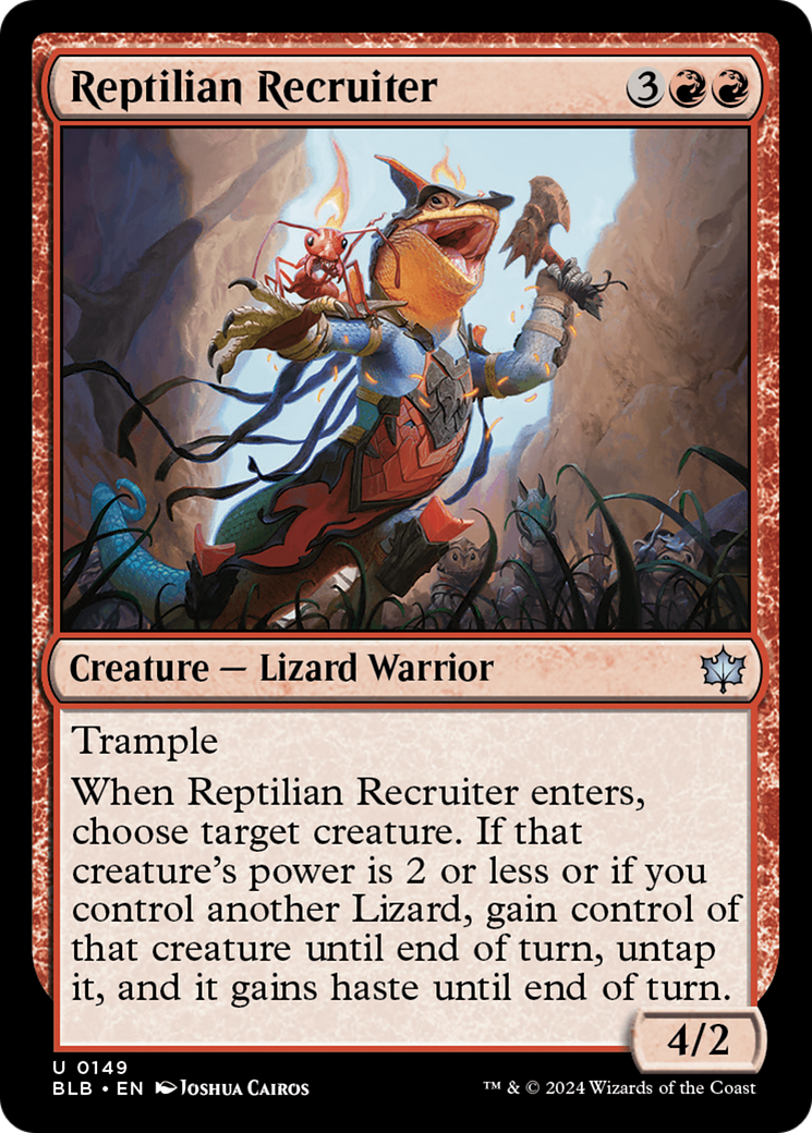 Reptilian Recruiter [Bloomburrow] | Clutch Gaming