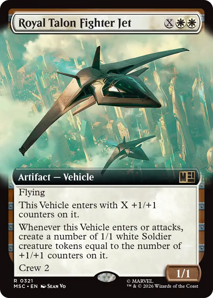 Royal Talon Fighter Jet (Extended Art) [Marvel Super Heroes Commander] | Clutch Gaming